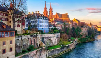 Altstadt von Basel am Rhein