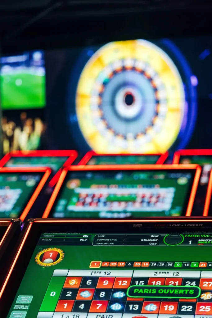 Elektronisches Roulette im Casino du Lac Genève