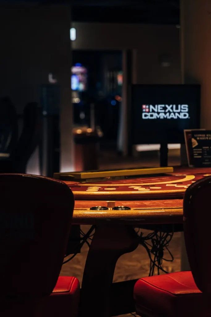 Spieltisch im Casino du Lac Genève