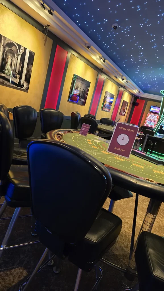 Blackjack-Tisch im Casino Interlaken